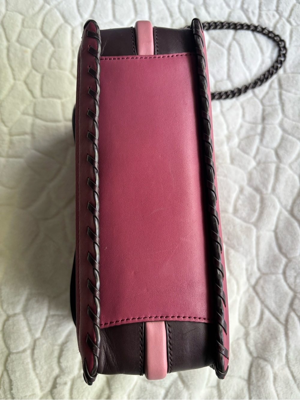 Coach Dreamer Shoulder Bag In Colorblock With Whipstitch NO HANGTAG NO STRAP - Picture 12 of 16